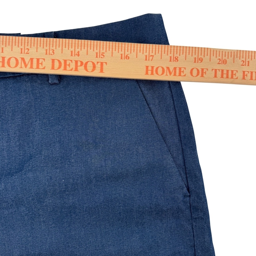 Loft The Riviera Short Women 12 Dark Indigo Blue Stretch Cotton Blend Preppy NWT - Picture 7 of 8